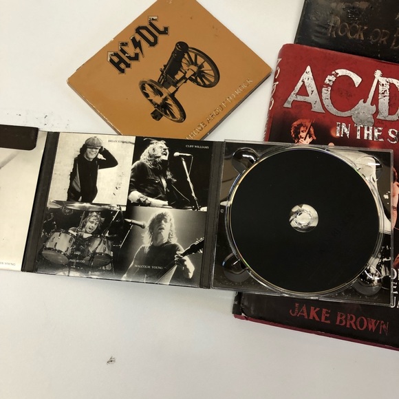AC/DC | Accessories | Acdc Collection Of 5 Albums Plus Book Ironman ...